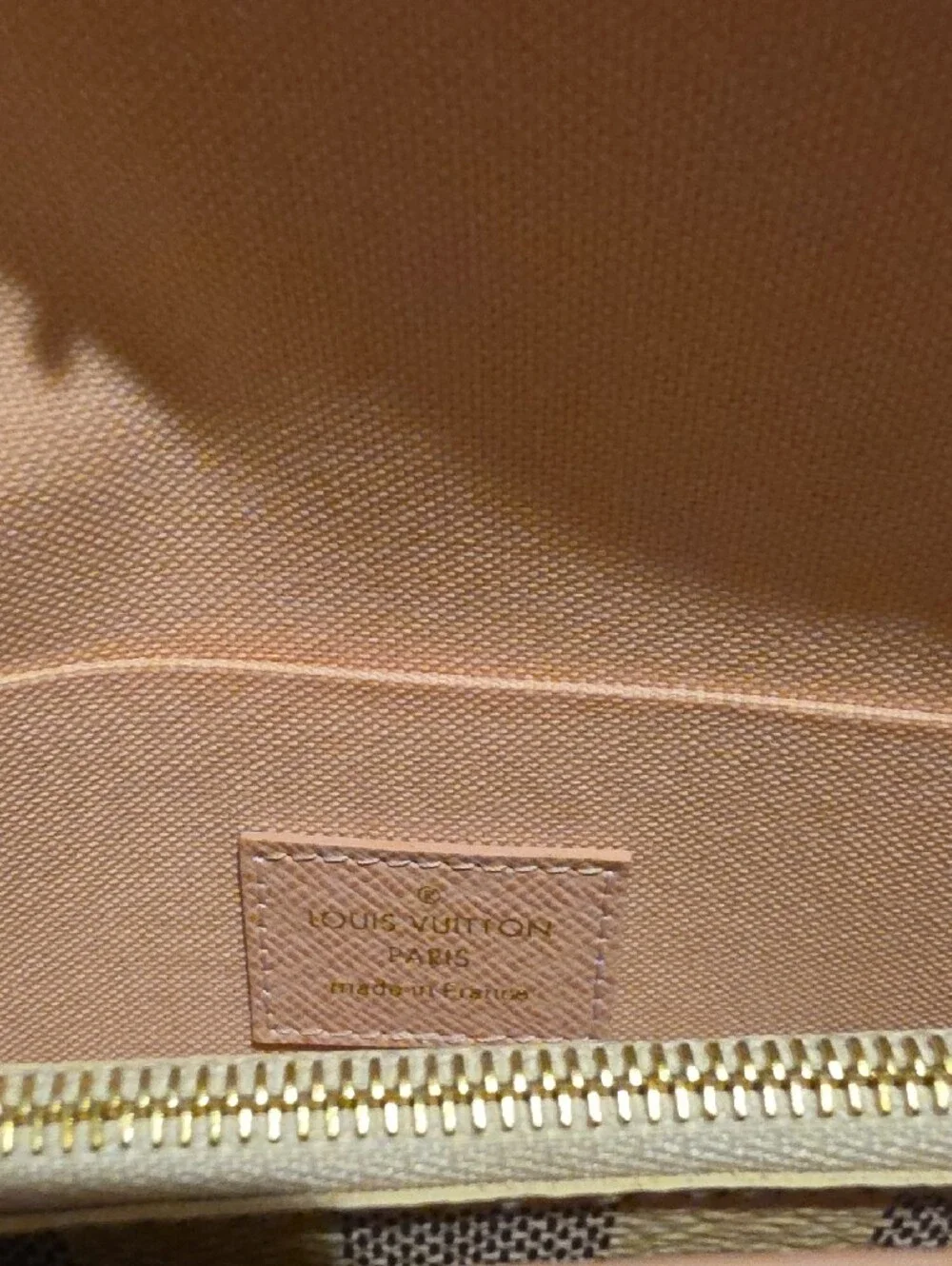 Louis Vuitton Damier Azur Envelope Clutch- Cream & Light Blue